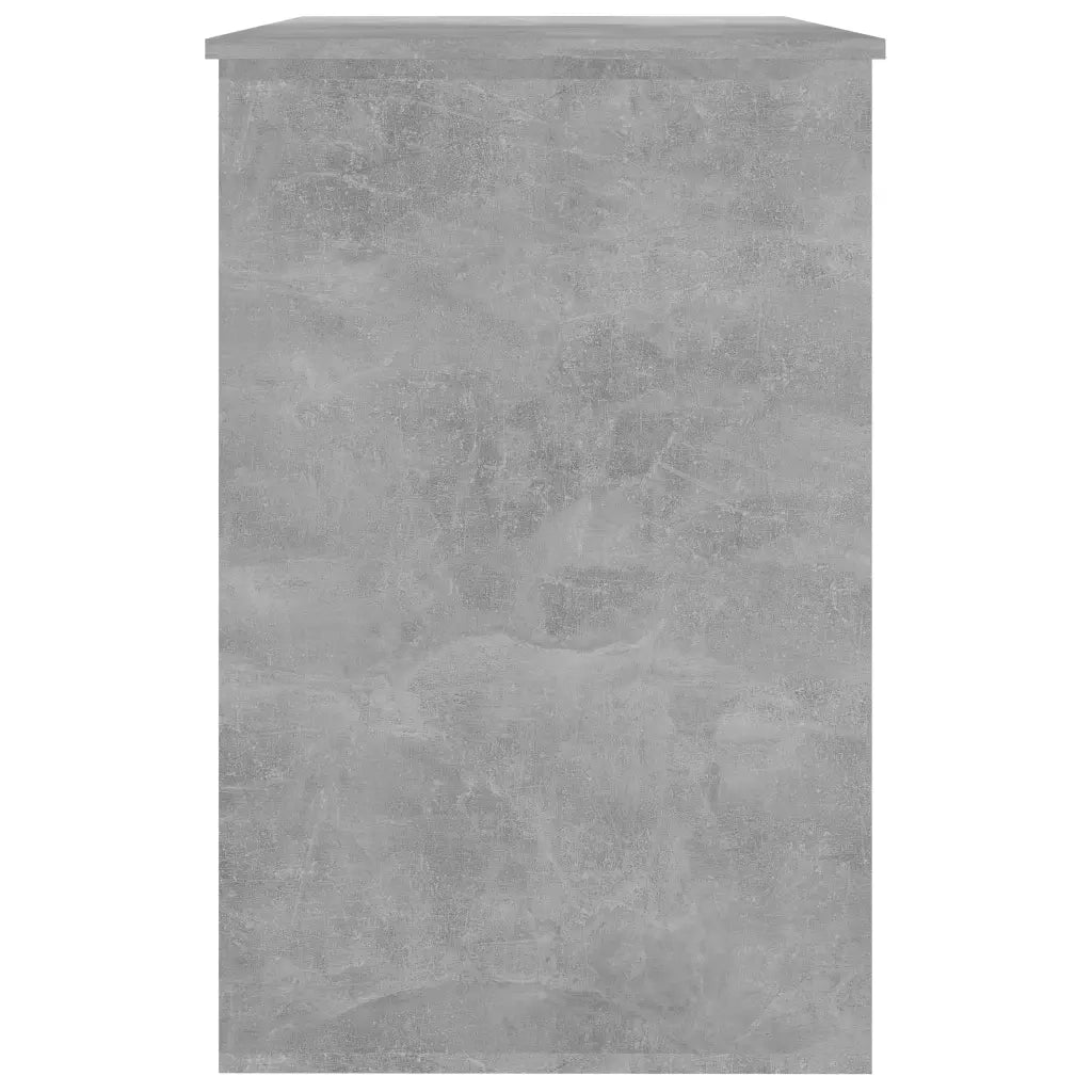 Scrivania | Tavolo da Ufficio Grigio Cemento 100x50x76 cm in Legno Multistrato