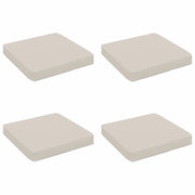 Cuscini per Sedia in 4 Pezzi VUGHT 4 pcs 100% Poliestere Bianco 946270