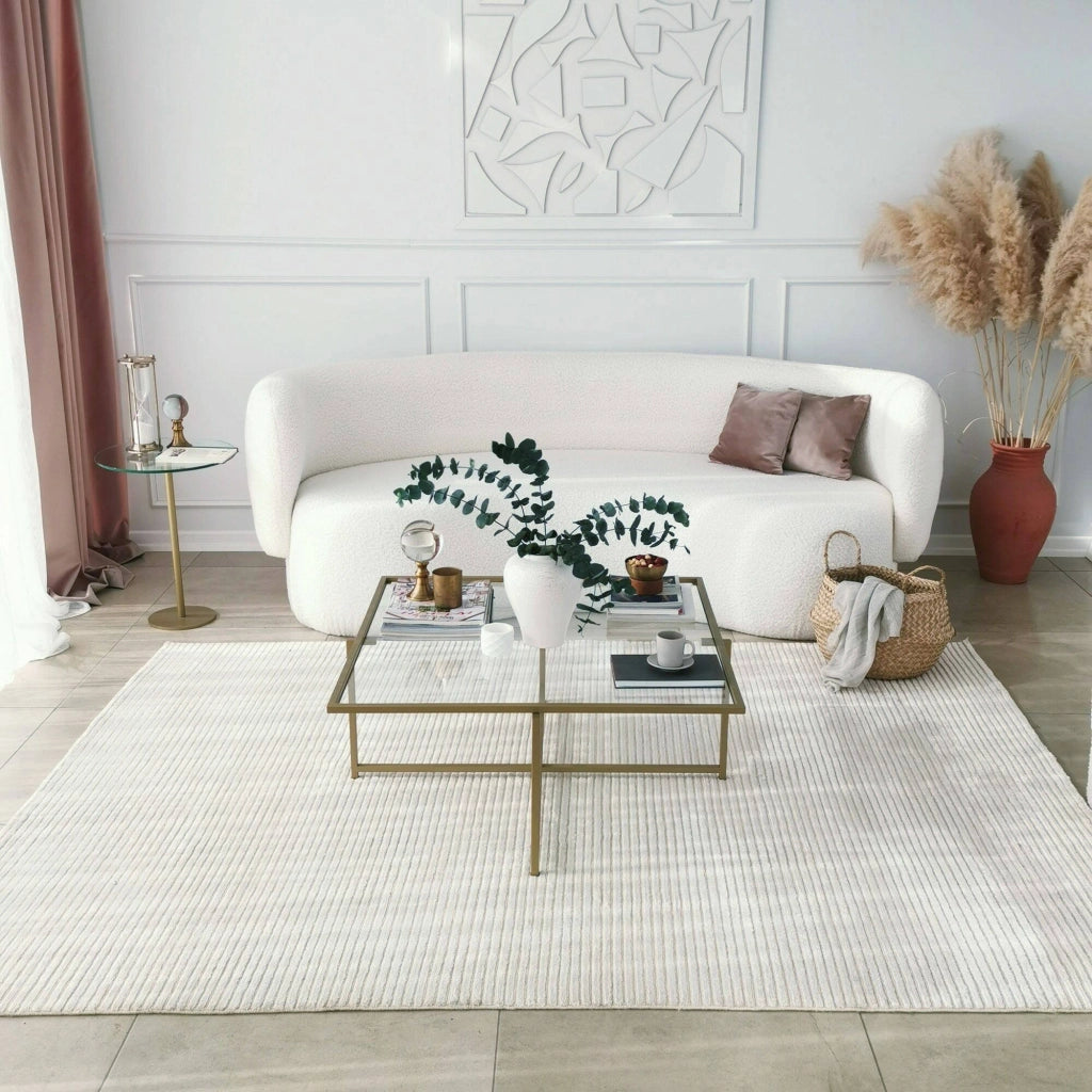 Mascate, Tavolino da Salotto Cassetti, 85x85x35h cm oro