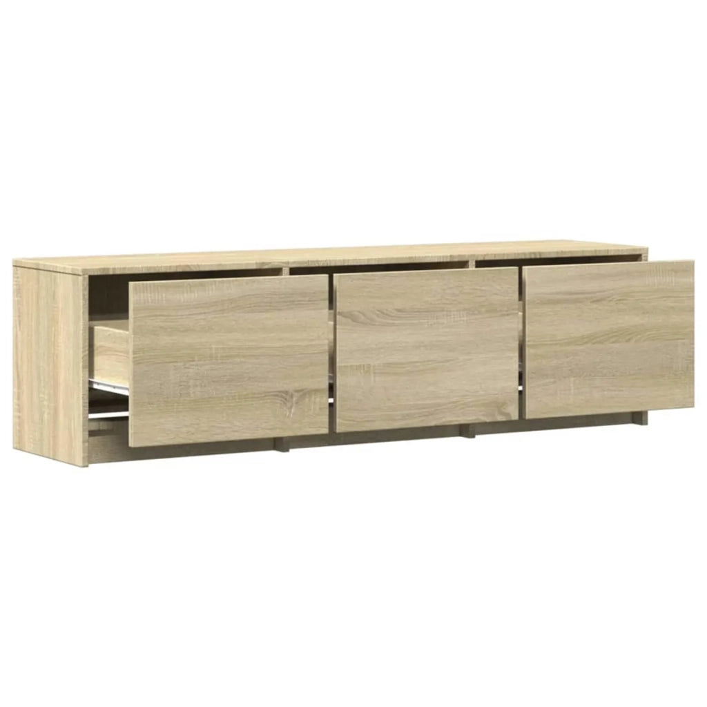 Mobile TV con led Sonoma 140 x 34 x 40 cm Legno multistrato