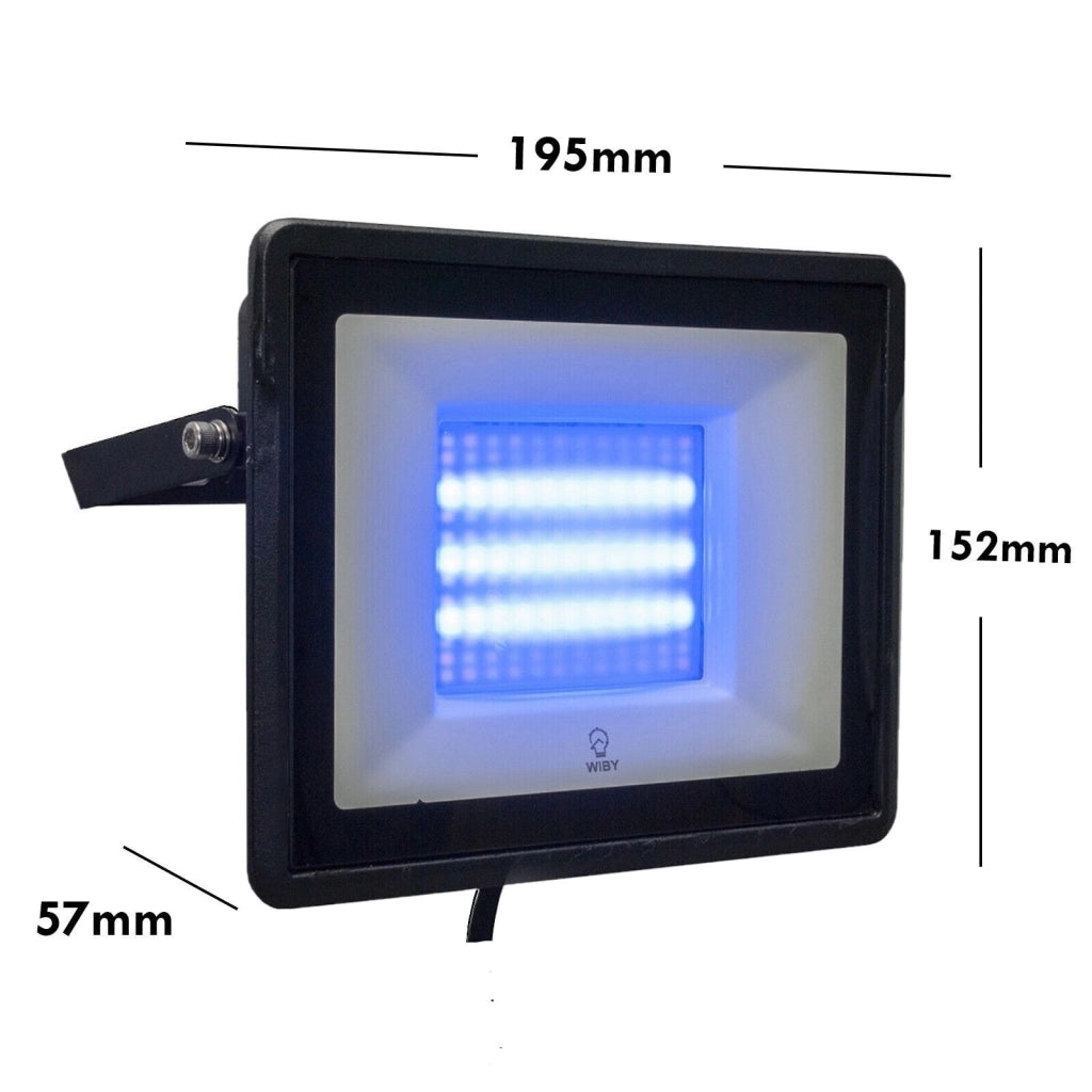 Faro a Led RGB da Esterno IP65 Smart Compatibile Google Alexa da 50W Proiettore