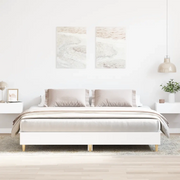 Giroletto senza Materasso-Struttura Letto Bianco 200x200 cm Legno Multistrato
