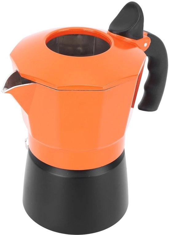 Caffettiera a Stomaco Otturante - Resistente al Calore - 3 Tazze - 150 ml Capacità - Filtro per Caffè