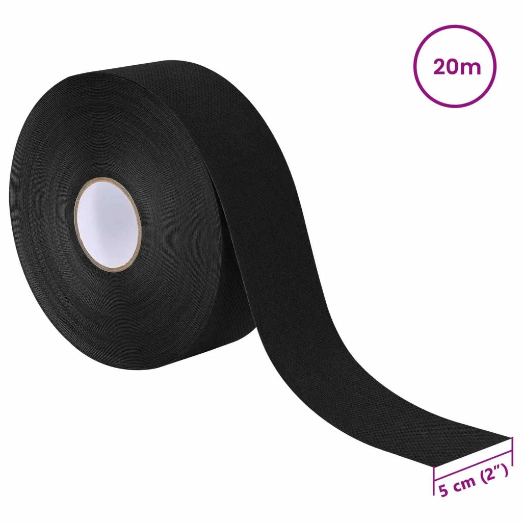 Nastro adesivo per erba sintetica Nero 5 cm x 20 m 42042342