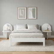 Comodino 2 pcs Bianco 48 x 49 x 65 cm Legno ingegnerizzato 8001114