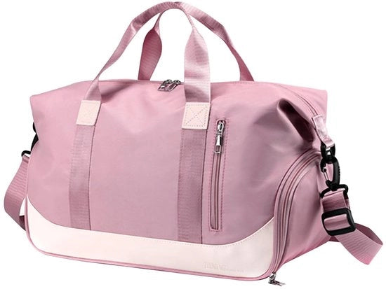 Sporttas Acquatica - Sporttas con Tasca per Scarpe - Borsa da Viaggio Donna/Signore - Borsa a Weekend - Borsa a Mano - 20 cm di Altezza