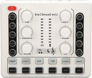 Mixer Audio Live con Effetti di Sintetizzazione per Modifica della Voce Mini Sound Mixer per Streaming e KTV in Casa.