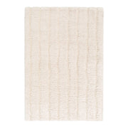 Tappeto da interno motivo lineare crema