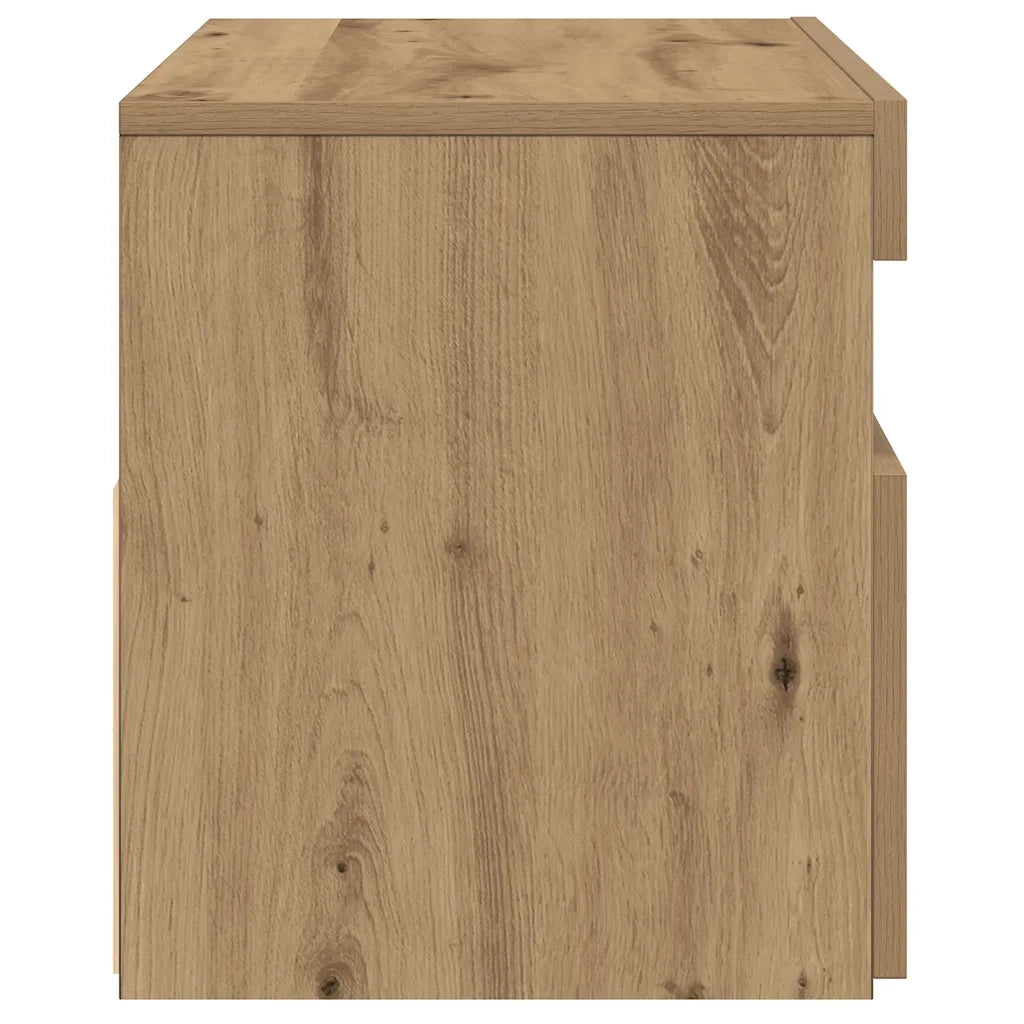 vidaXL Mobili Porta TV con LED 2 pz Artigianale in Legno Multistrato