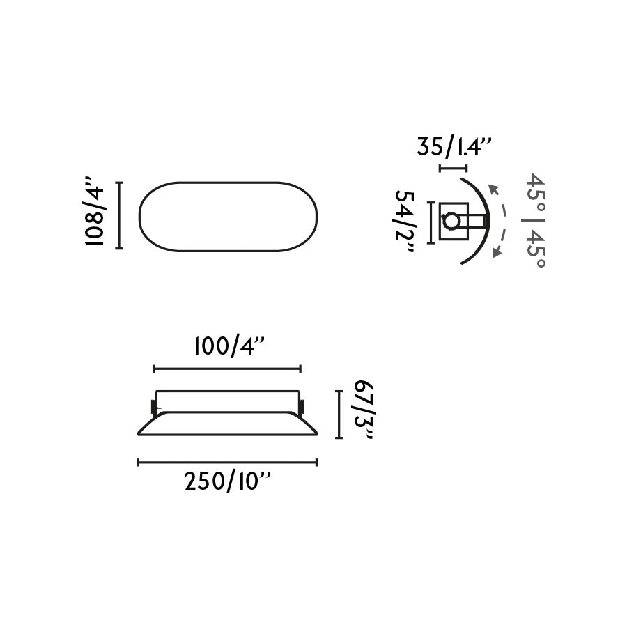 NOVO 250 Lampada da parete beige