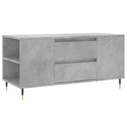 Tavolino salotto | Tavolino da caff¨¨ | Tavolino da Soggiorno Grigio Cemento 102x44,5x50cm Legno Multistrato