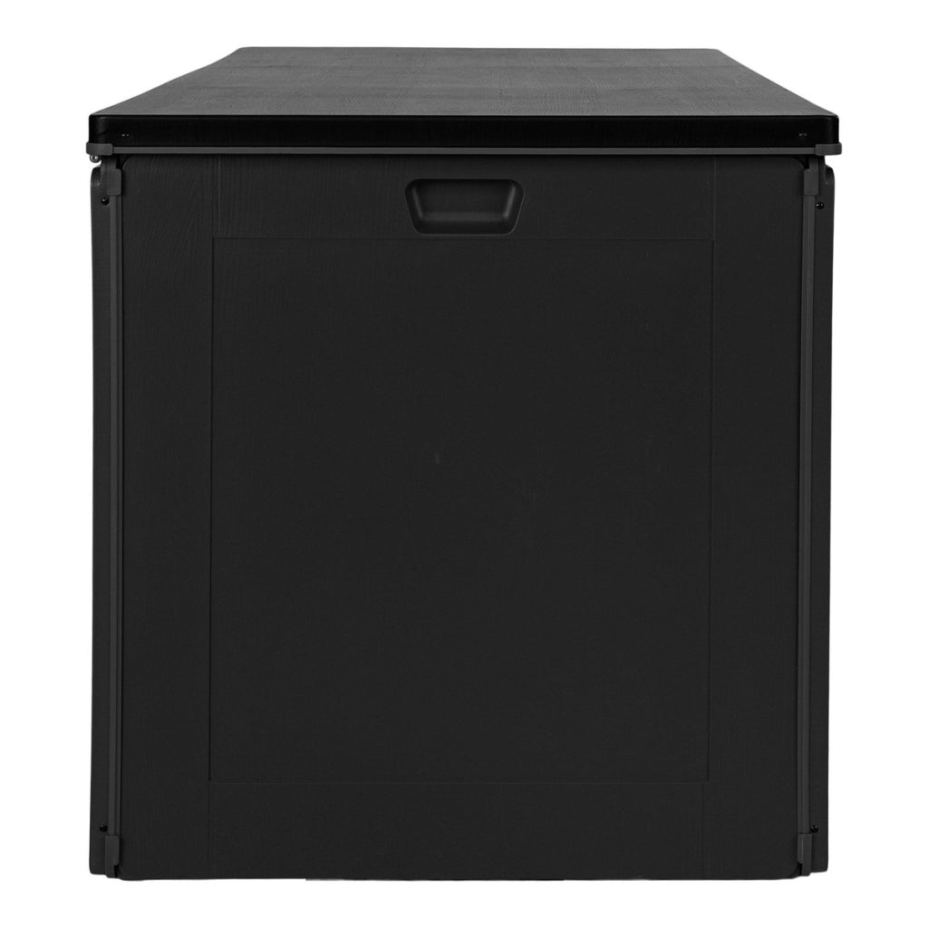Box Porta-Cuscini Dubrovnik in Plastica Nera — 146,5×61×64,5 cm 490L