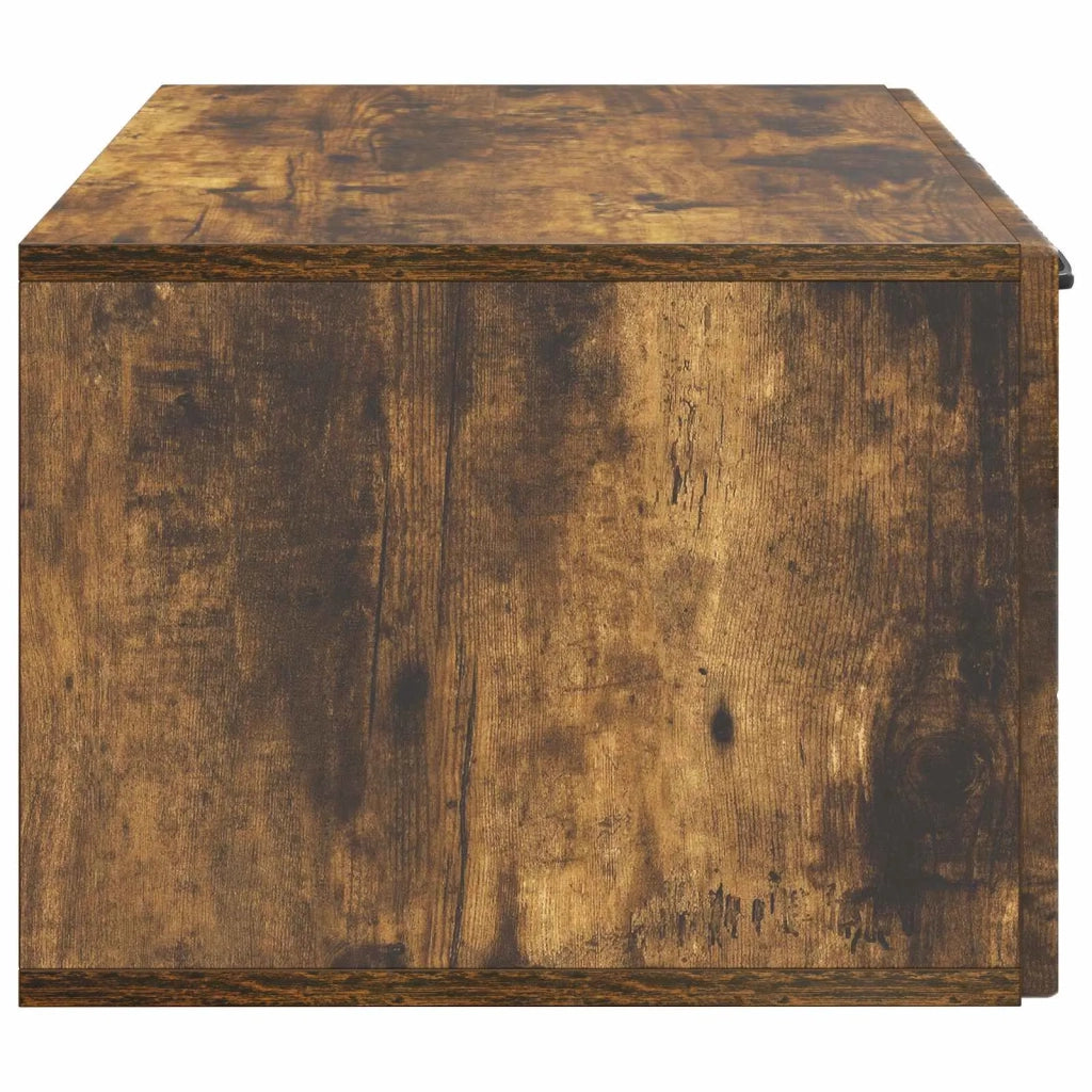 Mobile Porta TV da Muro Rovere Fumo 59,5 x 41 x 30 cm 899020