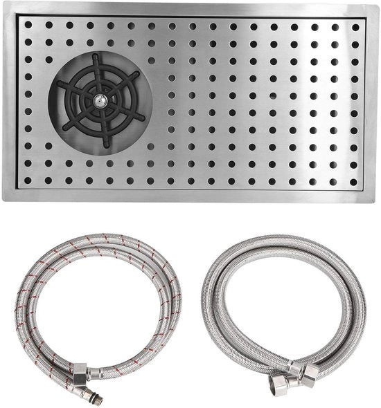 Cucina automatica per bicchieri - Acciaio inossidabile - Pulitore per bicchieri duraturo - Macchina per pulire bicchieri in vetro - Lavastoviglie commerciale - Connettiore G1/2