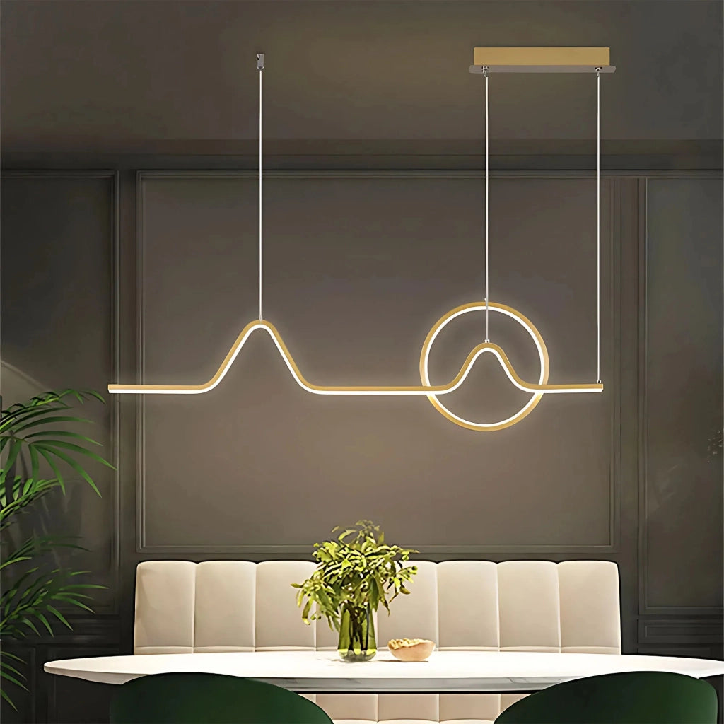Lampada Led Lhj022-cp 120 Cm Gold
