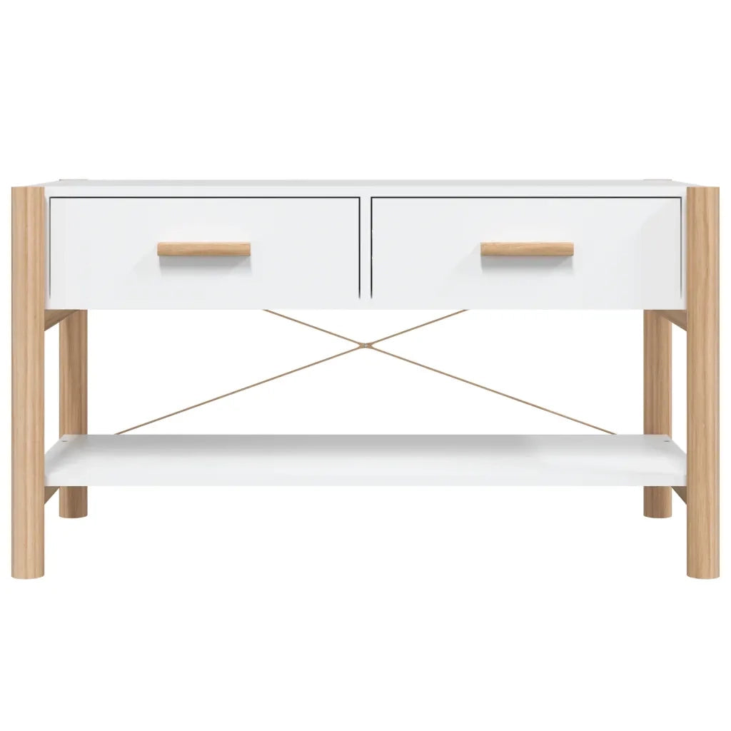 Mobile Porta TV Bianco 82x38x45 cm in Legno Multistrato 345660