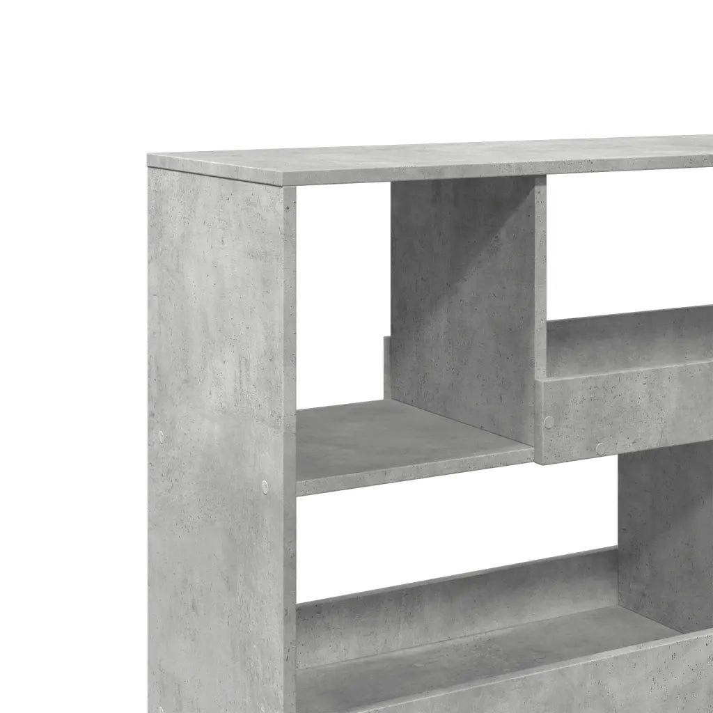 Libreria Grigio Cemento 100x33x94,5 cm in Truciolato 3309477