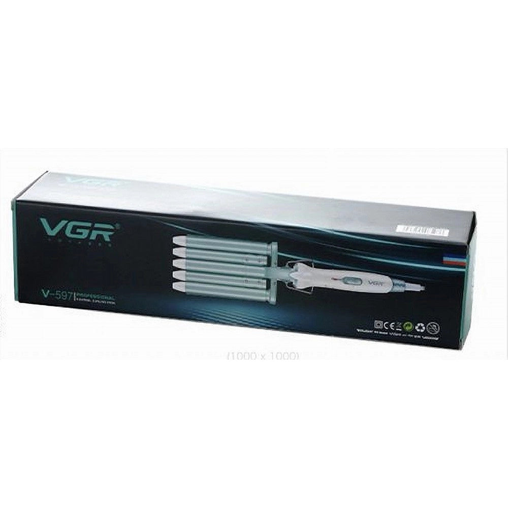 Trade Shop - Arricciacapelli Professionale Elettrico A 5 Cilindri Da 16 Mm Styling Vgr V-597 -