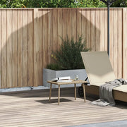 Tavolino da Giardino Rettangolare Beige 60x40x37 cm Polyrattan 4104053