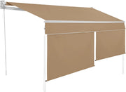 Tenda manuale 4x3 m taupe lambrequin H.1,50 m