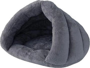 Casa per cani - Sacca per cani - Grotta per cani - Zaino per animali - Sacca per cani - Riparo per gatti - 55x45x20 Cm - Grigio
