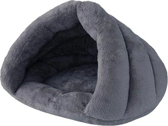 Casa per cani - Sacca per cani - Grotta per cani - Zaino per animali - Sacca per cani - Riparo per gatti - 55x45x20 Cm - Grigio
