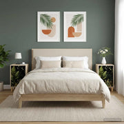 Armadio da Notte RHENEN 2 pz Rovere Sonoma 36 x 33 x 60 cm 8007270