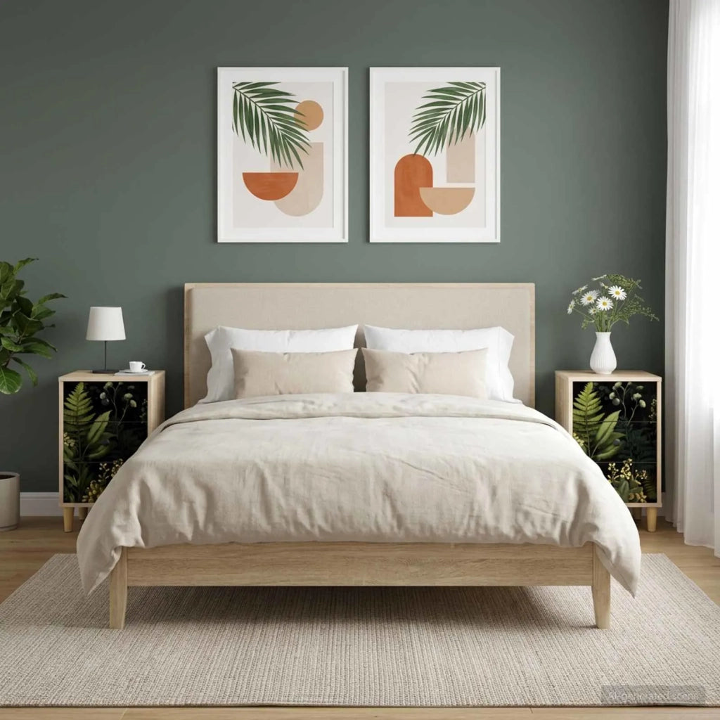 Armadio da Notte RHENEN 2 pz Rovere Sonoma 36 x 33 x 60 cm 8007270
