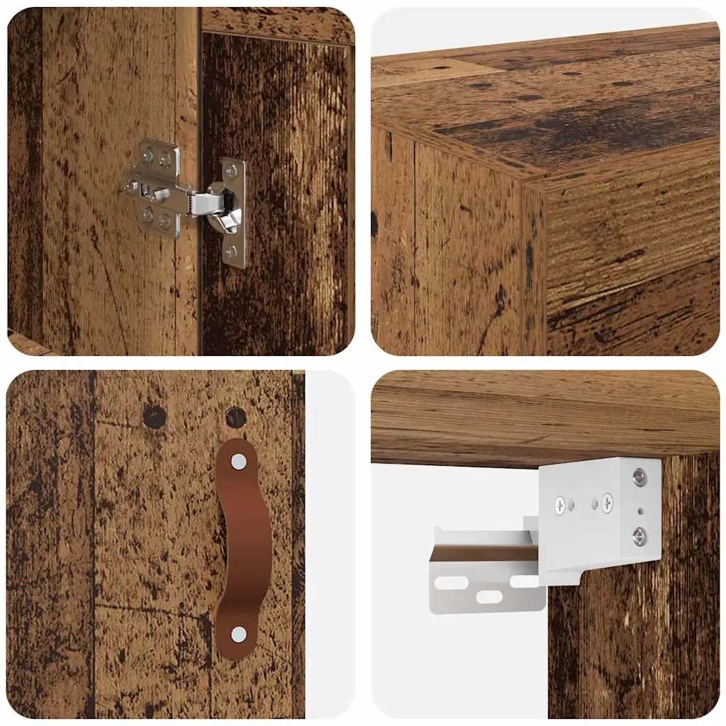 Pensile Legno vecchio 34,5 x 34 x 90 cm Legno multistrato 882433