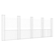 Gabbione a U con 5 Pali in Ferro 500x20x200 cm