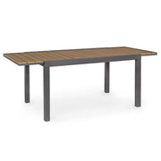 Tavolo allungabile in alluminio Elias 140/200x90 cm