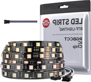 Striscia LED 5M WS2805 RGB+CW 60LED/m 50Pixel DC24V IP30- Effetto di Seguito per Decorazioni DIY