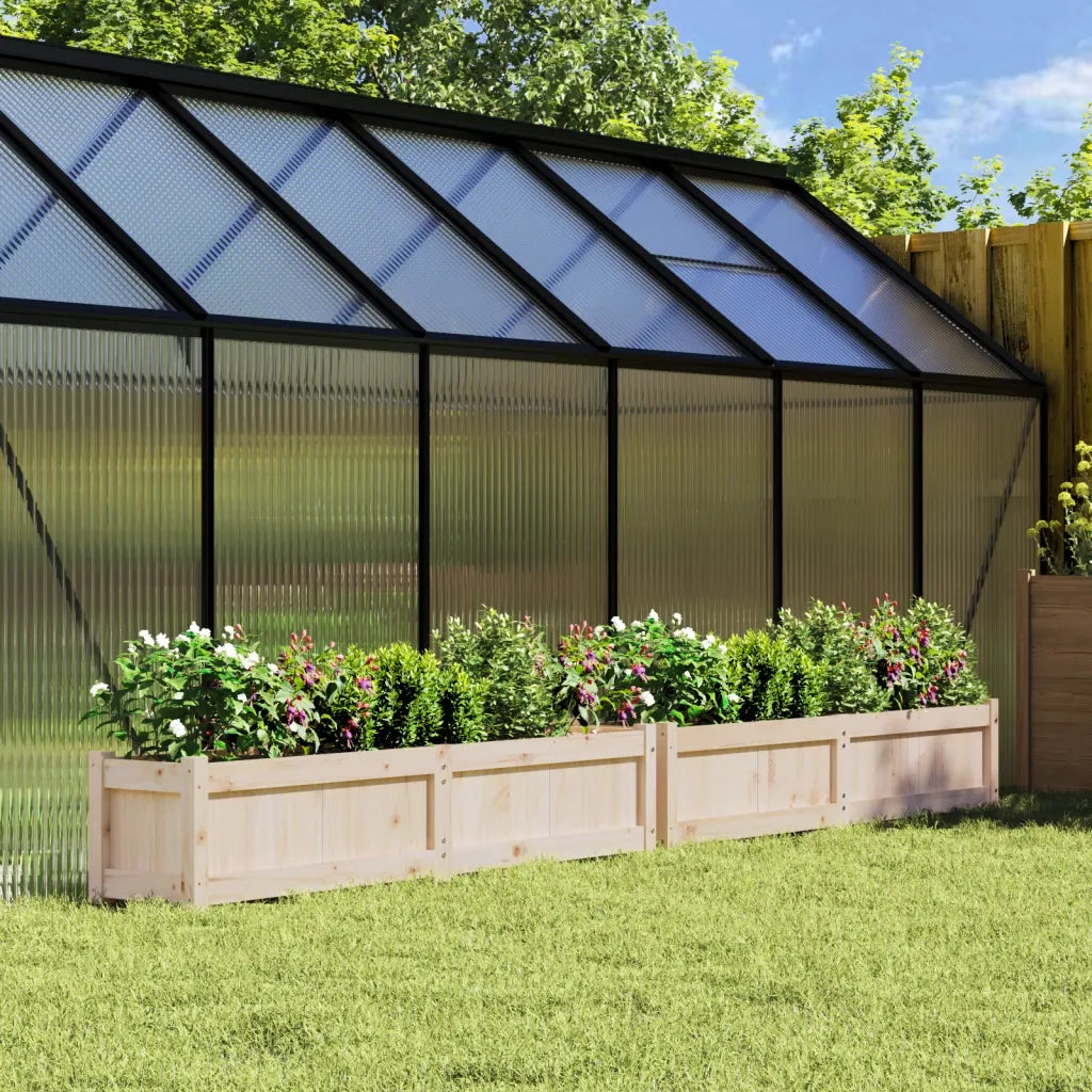 Fioriere da Giardino 2 pz in Legno Massello di Pinocod mxl 108967
