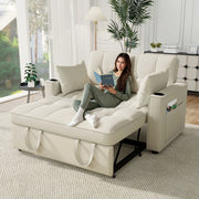 Divano Letto Pieghevole con Portabicchieri e Cuscini ¨C MINIMAL ¨C Grigio
