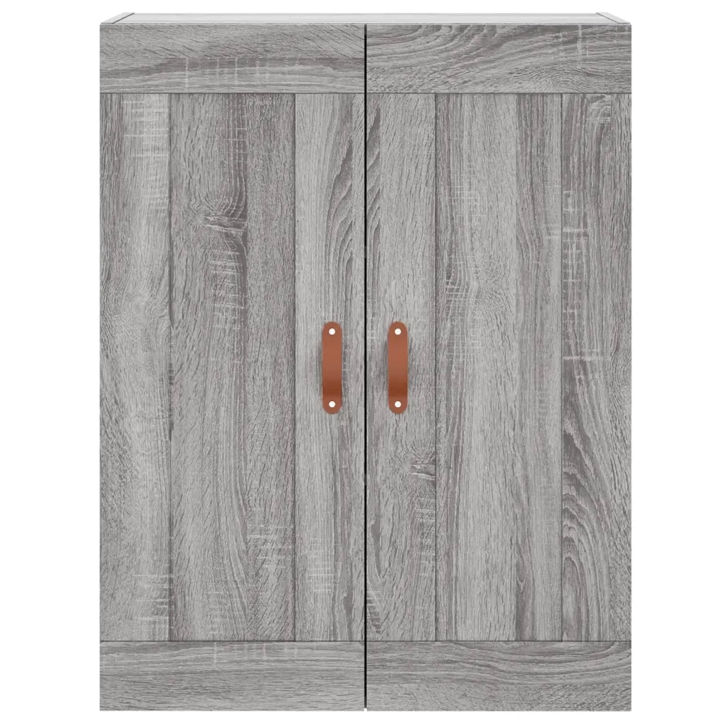 Credenza Grigio Sonoma 69,5x34x180 cm in Legno Multistrato 3199855