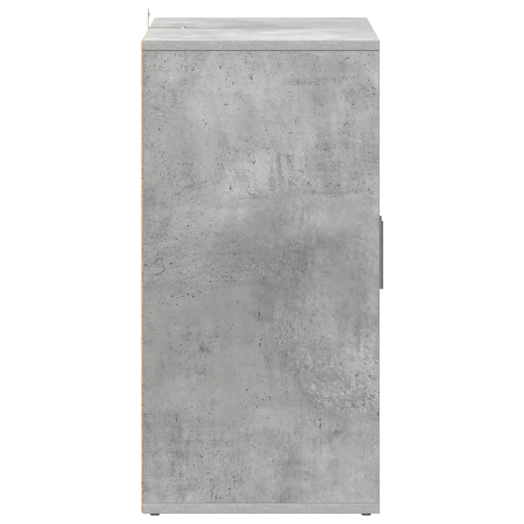 Scarpiera Grigio Cemento 60x35x70 cm in Truciolato 808922