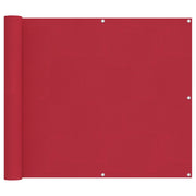 Schermo da balcone | Paravento da Balcone Rosso 100 x 700 cm Tessuto Oxford
