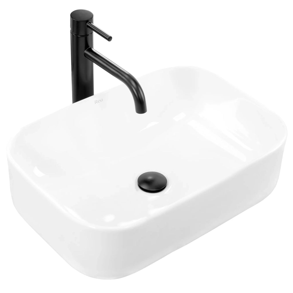 Lavabo Da Appoggio Rea Demi Slim