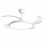 VENTILATORE DA SOFFITTO CON LUCE LED PALE RETRATTILI 42" 80W DIMMERABILE SJ-199
