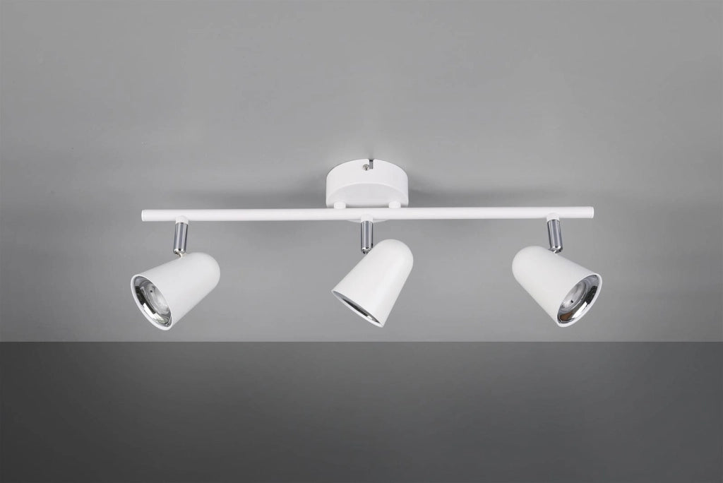 RL Toulouse plafoniera spot 3 LED 3000K bianco/cromo