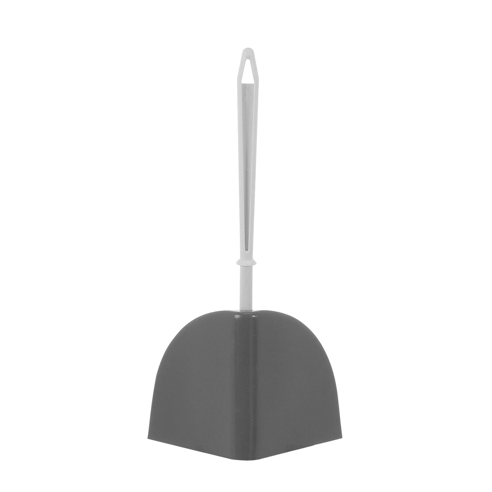 Portascopino wc angolare in Plastica grigio da appoggio