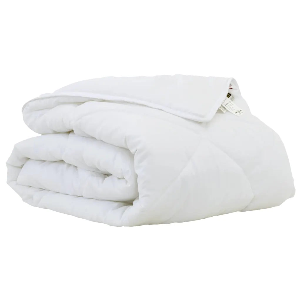 vidaXL Piumoni e Piumini Bianco 140 x 220 cm Microfibra