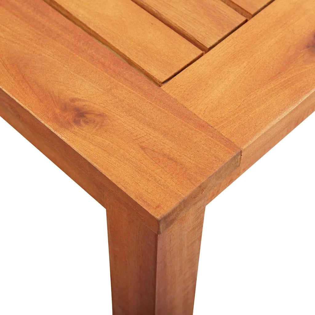Tavolo da Giardino 215x90x74 cm in Legno Massello di Acacia 45963