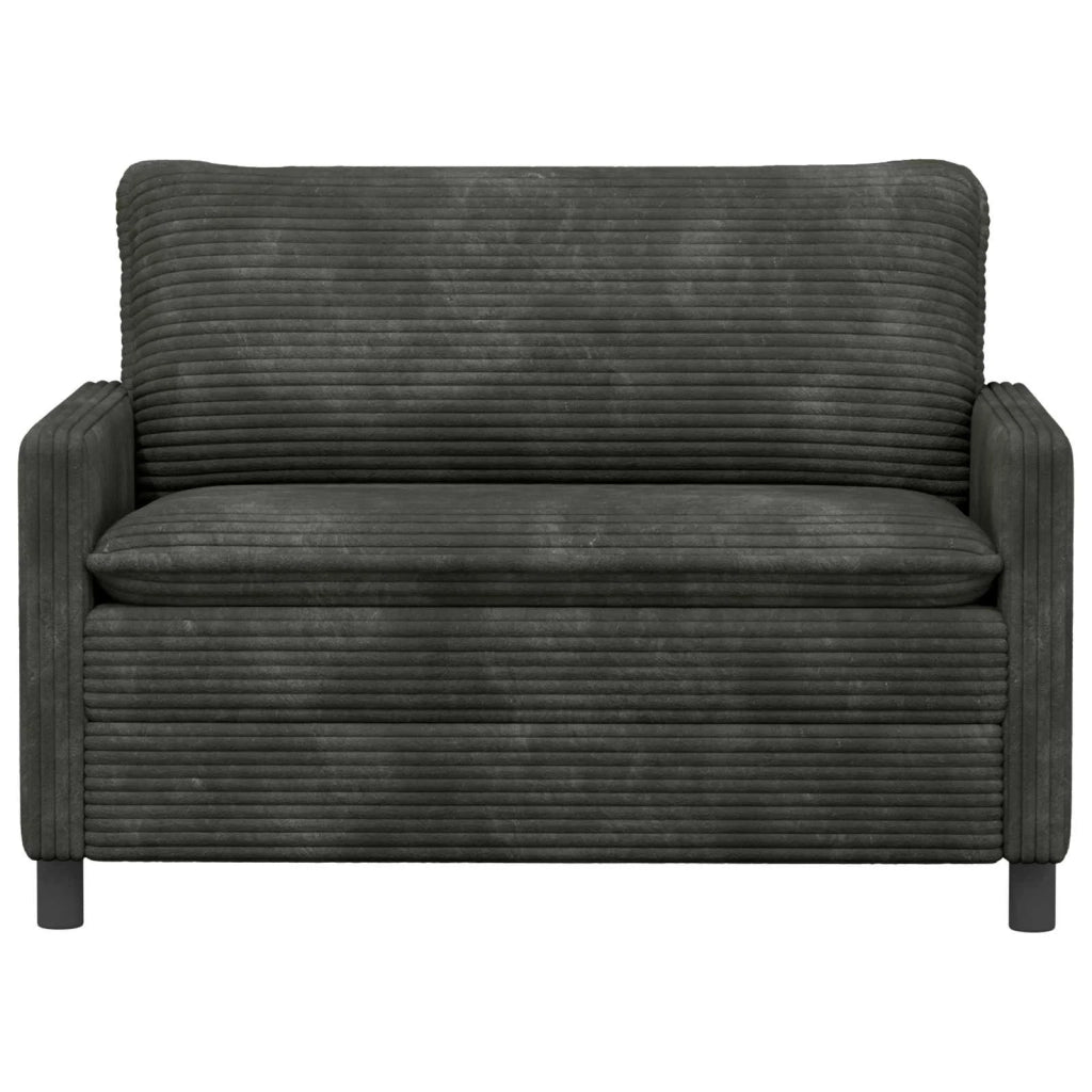 Divano Antracite 126 x 81 x 87,5 cm Poliestere 42028827