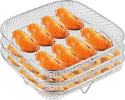 Accessori per Deidratatore e Airfryer in Acciaio Inossidabile 304, Racks Stivellabili