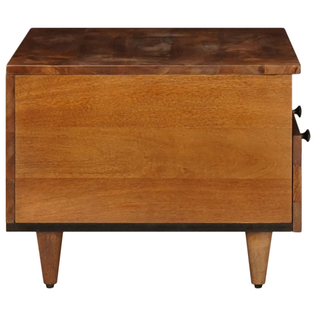 Mobile TV-Credenza per TV Noce 70 x 33 x 46 cm Legno di mango massello