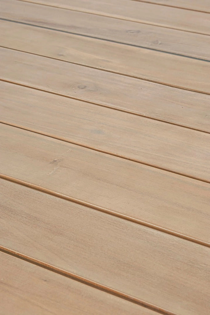 Tavolo Allungabile da Esterno 160-240x100x75h cm in Alluminio Belmar Naturale e Antracite