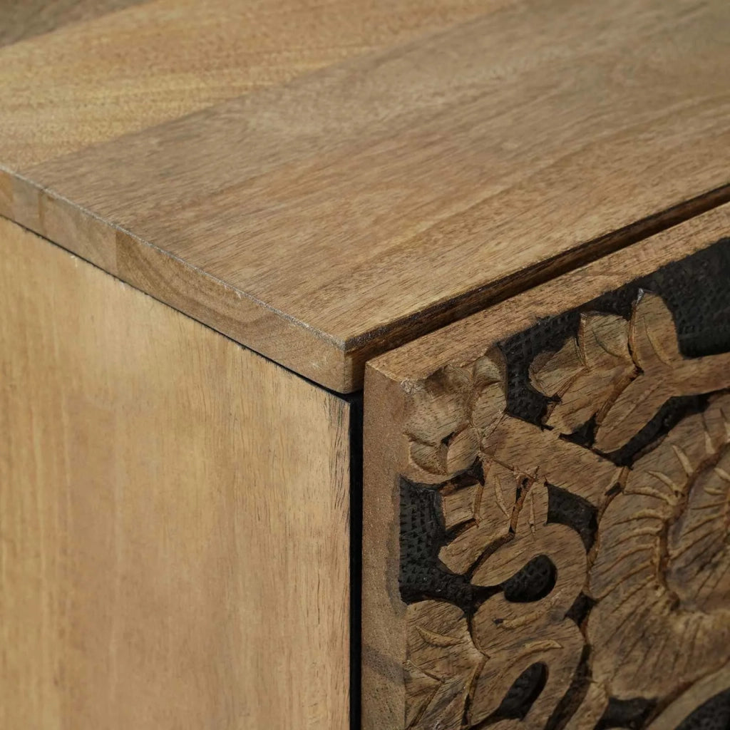 Credenza Marrone 40 x 33,5 x 75 cm Legno di mango massello 4018355