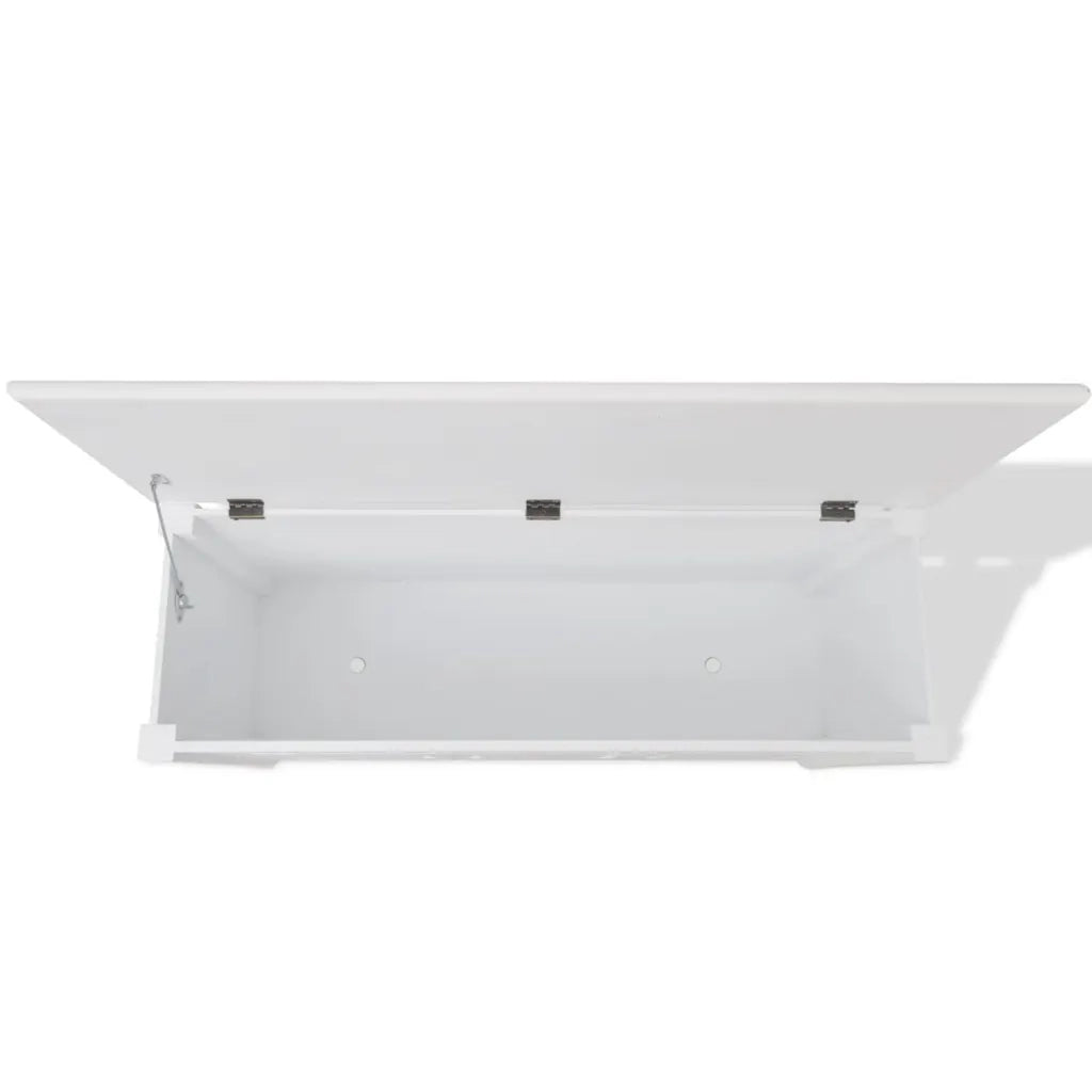 Cassapanca in Stile Barocco MDF Bianca 242646
