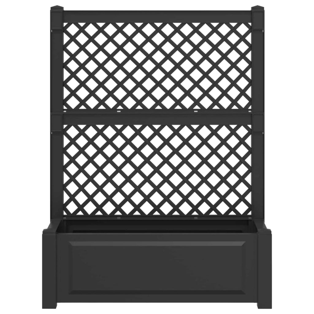 Vaso Grande con Direzione Antracite 99,5 x 43 x 133,5 cm PP